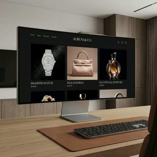 Luxury E-Commerce Custom Website